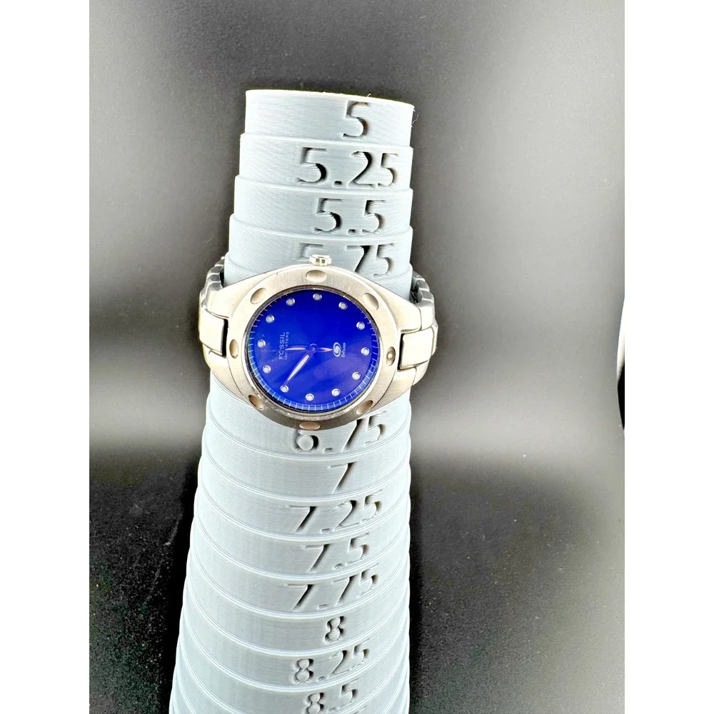 Fossil Blue Watch Blue Dial Stainless Steel Mens
